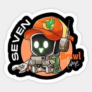 seven Brawlhalla Sticker